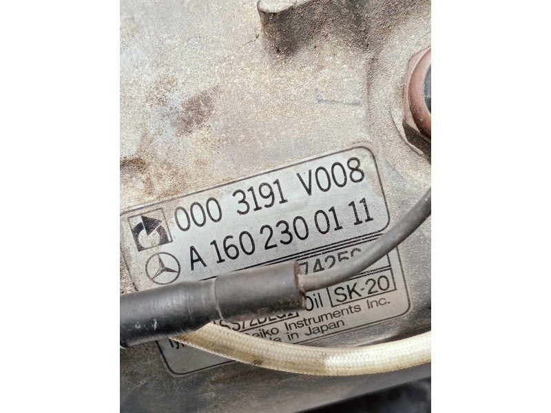 Recambio de compresor aire acondicionado para smart coupe referencia OEM IAM 0003191V008 A1602300111 