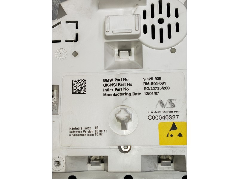 Recambio de cuadro instrumentos para mini mini (r56) referencia OEM IAM 9125926 BM503001 