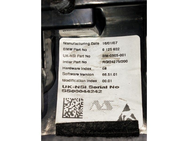 Recambio de cuadro cuentarevoluciones para mini mini (r56) referencia OEM IAM 9125932 SS00044242 BM0505001