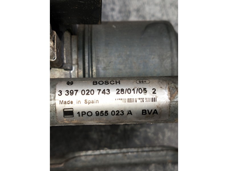 Recambio de motor limpia delantero para seat leon (1p1) referencia OEM IAM 3397020743 1P0955023A 