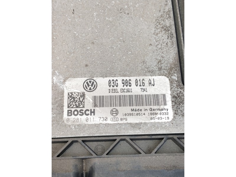 Recambio de centralita motor uce para seat leon (1p1) referencia OEM IAM 0281011730 03G906016AJ 