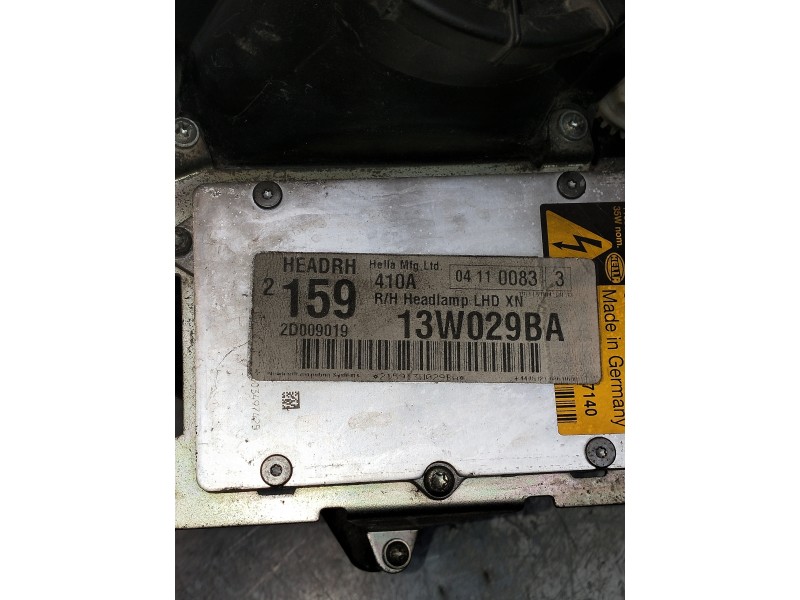 Recambio de faro derecho para jaguar s-type referencia OEM IAM 4R8313W029 13W029BA XENON
