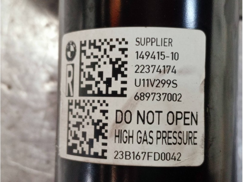 Recambio de amortiguador delantero derecho para bmw x1/ix1 u11 x1 sdrive 18i referencia OEM IAM 689737002 14941510 