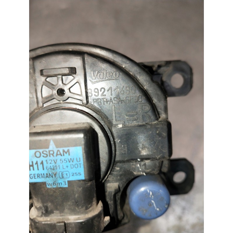 Recambio de faro antiniebla derecho para citroen c-elysée referencia OEM IAM 9687410080 89207181 