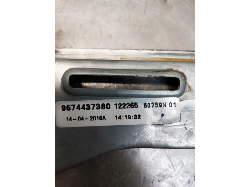 Recambio de elevalunas trasero izquierdo para citroen c-elysée referencia OEM IAM 9674437380 50759X01 4P