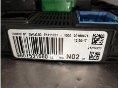 Recambio de caja reles / fusibles para citroen c-elysée referencia OEM IAM 9807531680 21239553 BSIN0200 20160421 2