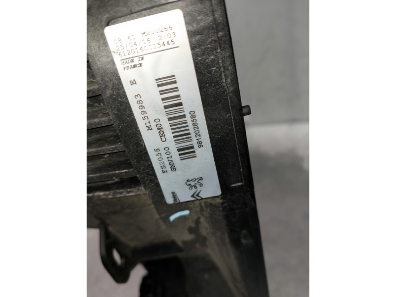Recambio de electroventilador para citroen c-elysée referencia OEM IAM 9812028580 6120160015445 M159983
