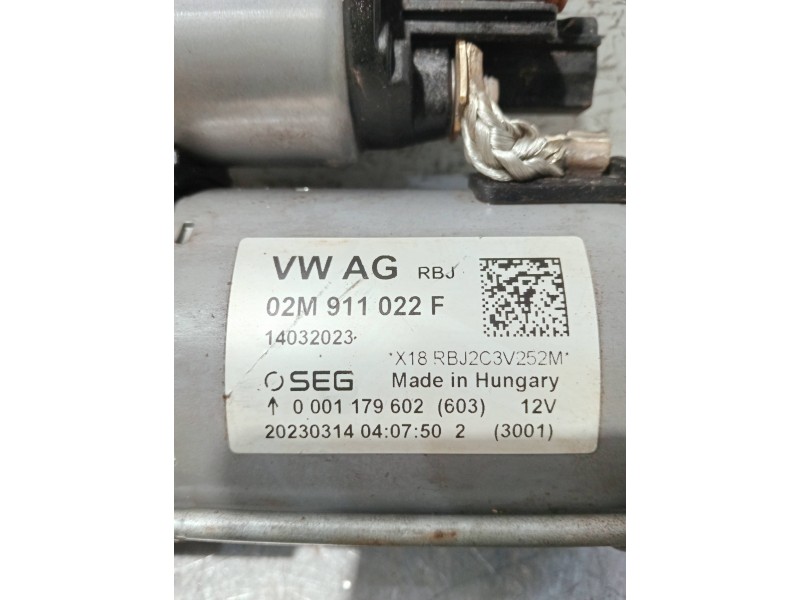 Recambio de motor arranque para audi a3 sportback (8ya) s-line referencia OEM IAM 02M911022F 0001179602 
