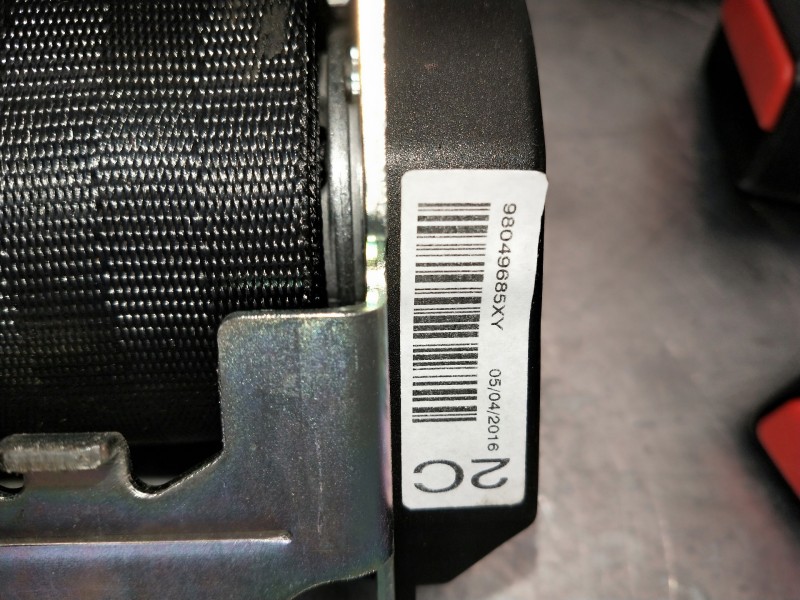 Recambio de juego cinturones trasero para citroen c-elysée referencia OEM IAM   