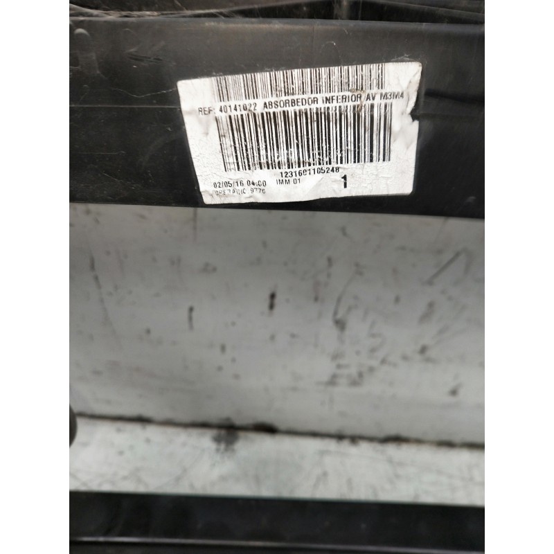 Recambio de refuerzo paragolpes delantero para citroen c-elysée referencia OEM IAM 1231601105248  