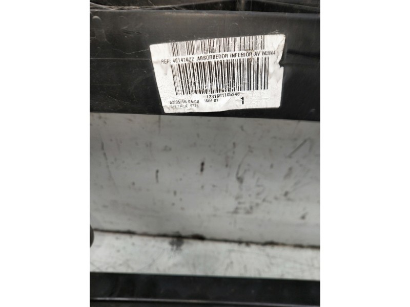 Recambio de refuerzo paragolpes delantero para citroen c-elysée referencia OEM IAM 1231601105248  