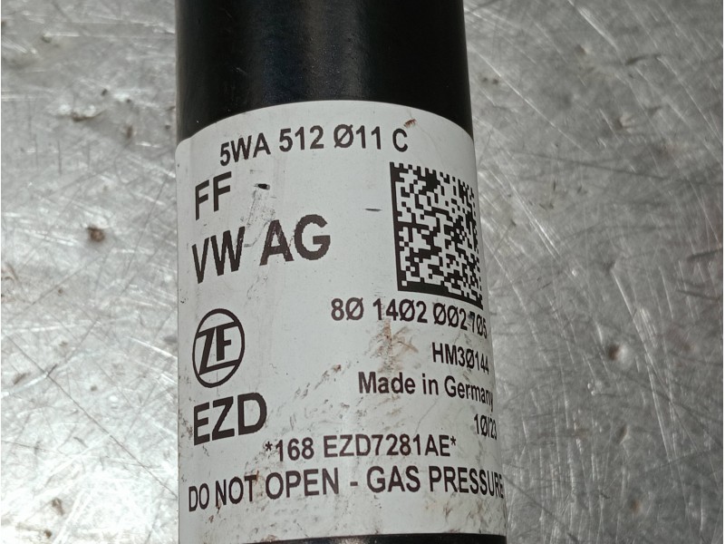 Recambio de amortiguador trasero derecho para audi a3 sportback (8ya) s-line referencia OEM IAM 5WA512011C  