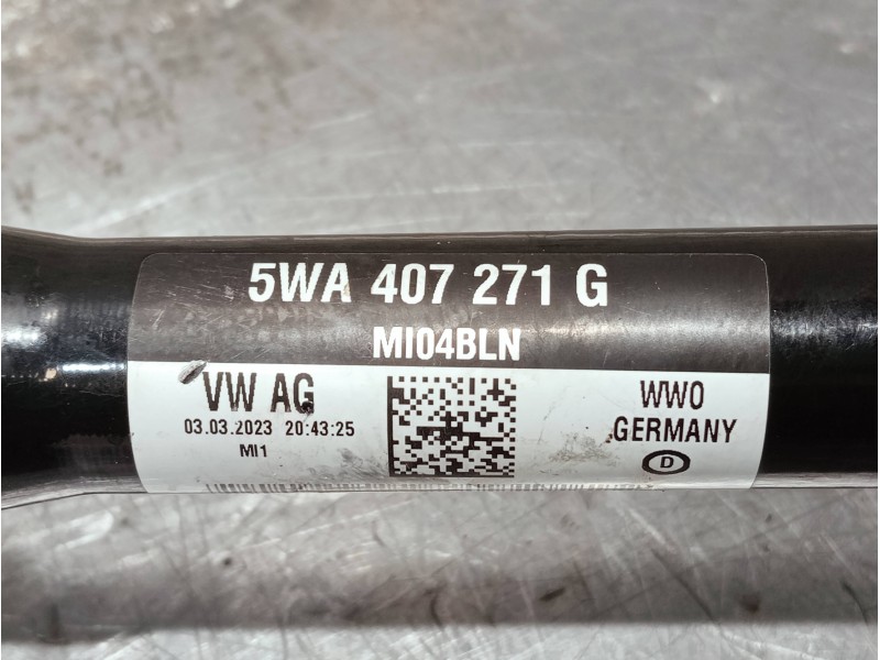 Recambio de transmision delantera izquierda para audi a3 sportback (8ya) s-line referencia OEM IAM 5WA407271G  