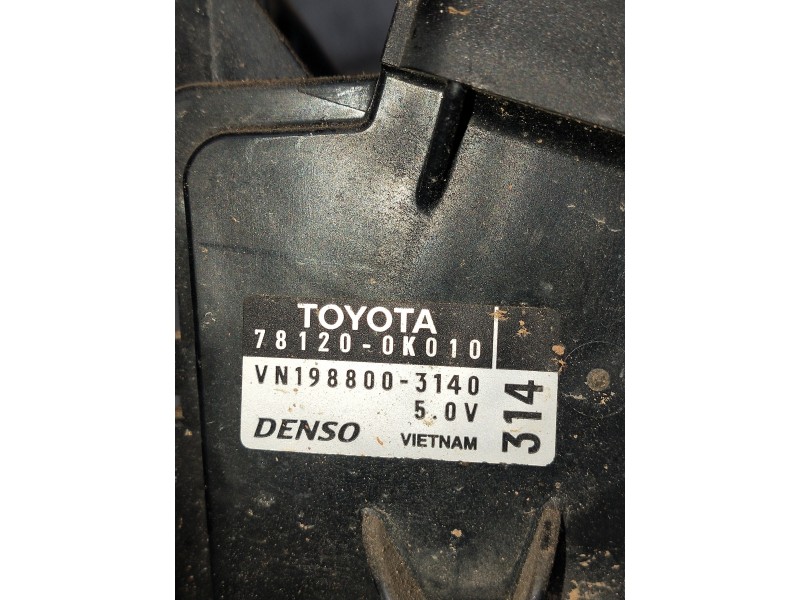 Recambio de potenciometro pedal para toyota hilux (kun) referencia OEM IAM 781200K010 VN198800 
