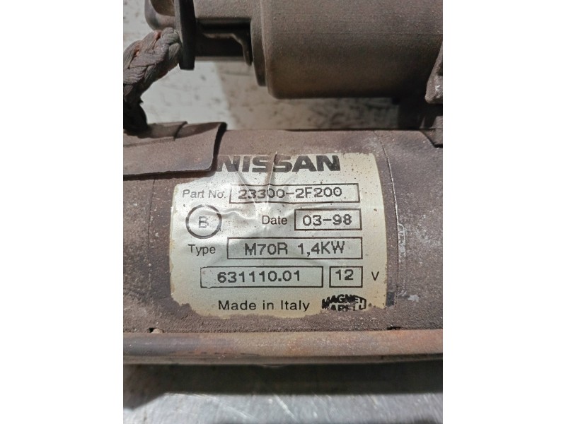 Recambio de motor arranque para nissan primera berlina (p11) referencia OEM IAM 233002F200 63111001 