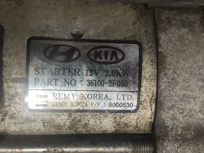 Recambio de motor arranque para hyundai santa fe (dm) tecno 4wd referencia OEM IAM 361002F050 8000530 