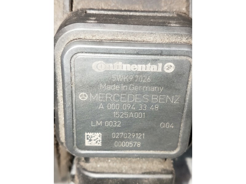Recambio de caudalimetro para mercedes clase a (w169) referencia OEM IAM 5WK97026 A0000943348 