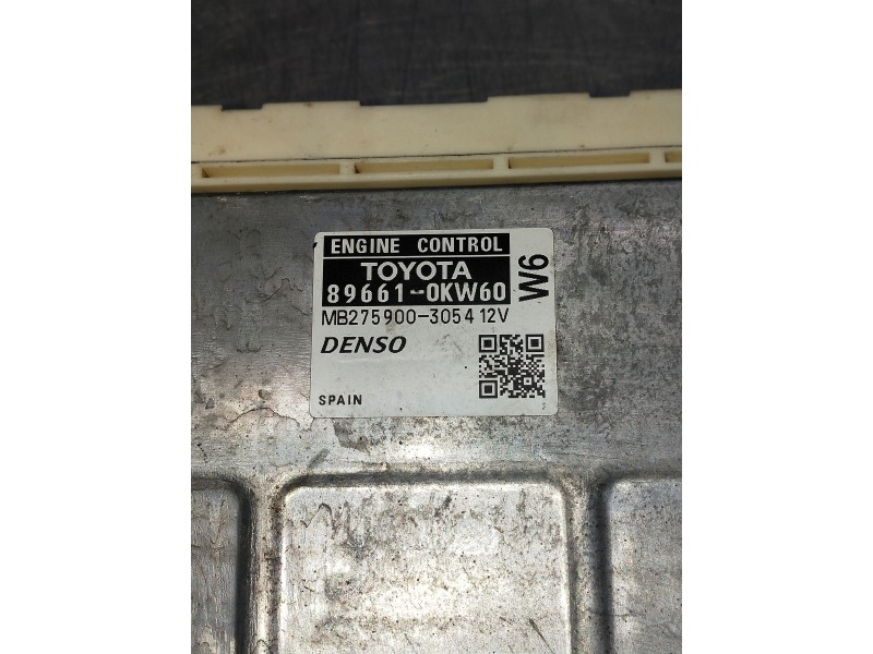 Recambio de centralita motor uce para toyota hilux (kun) referencia OEM IAM 896610KW60 MB27590036054 