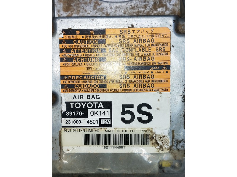 Recambio de kit airbag para toyota hilux (kun) referencia OEM IAM 891700K141  