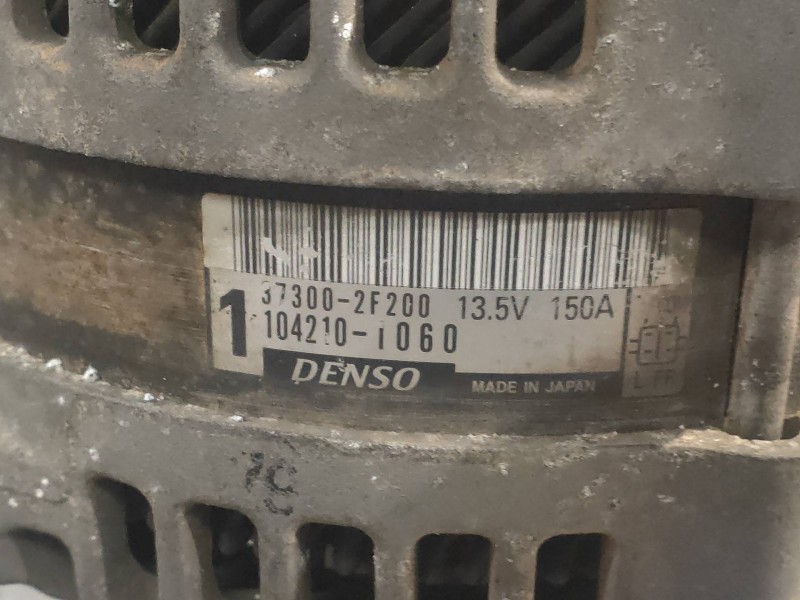 Recambio de alternador para hyundai santa fe (dm) tecno 4wd referencia OEM IAM 1042101060 373002F200 