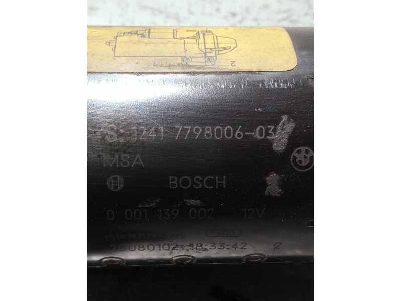 Recambio de motor arranque para bmw serie 3 coupe (e92) referencia OEM IAM 1241779800603 0001139002 