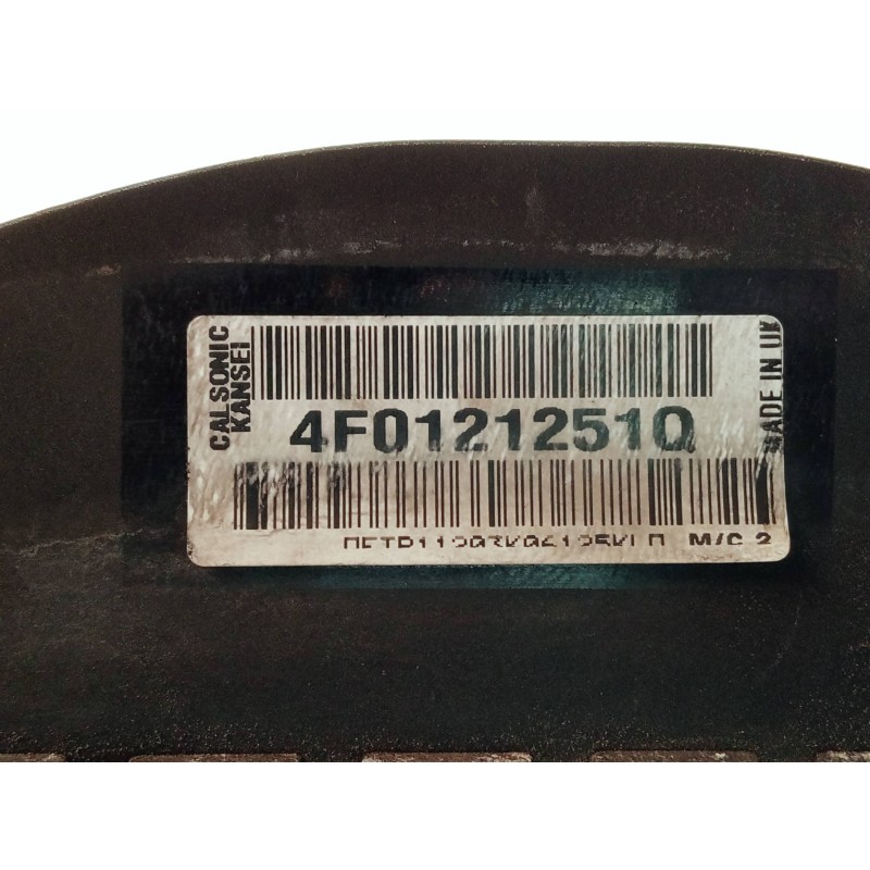 Recambio de radiador agua para audi a6 avant (4f5) referencia OEM IAM 4F01212510  