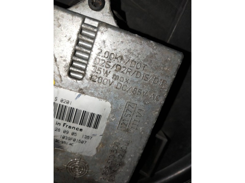 Recambio de faro izquierdo para peugeot 407 sw referencia OEM IAM 0301213271 2285510600 XENON