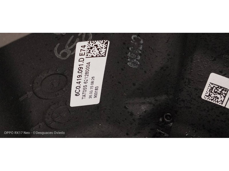 Recambio de volante para volkswagen polo (6c1) advance bluemotion referencia OEM IAM 6C0419091D  