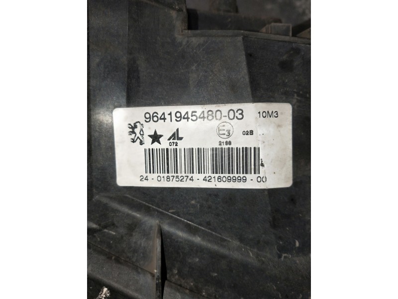 Recambio de faro antiniebla derecho para peugeot 407 sw referencia OEM IAM 9641945480  