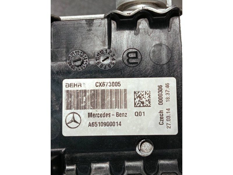 Recambio de intercooler para mercedes clase c (w205) lim. referencia OEM IAM A6510900014 CX673005 