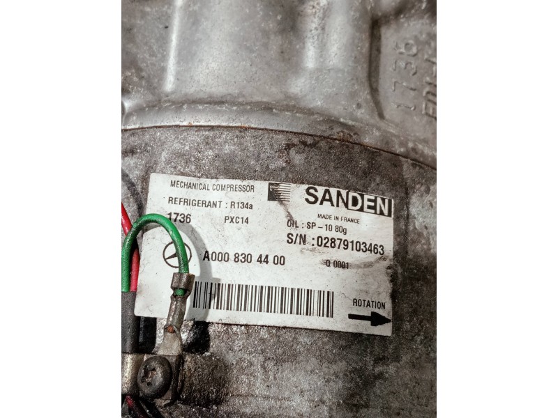 Recambio de compresor aire acondicionado para mercedes clase c (w205) lim. referencia OEM IAM A0008304400  