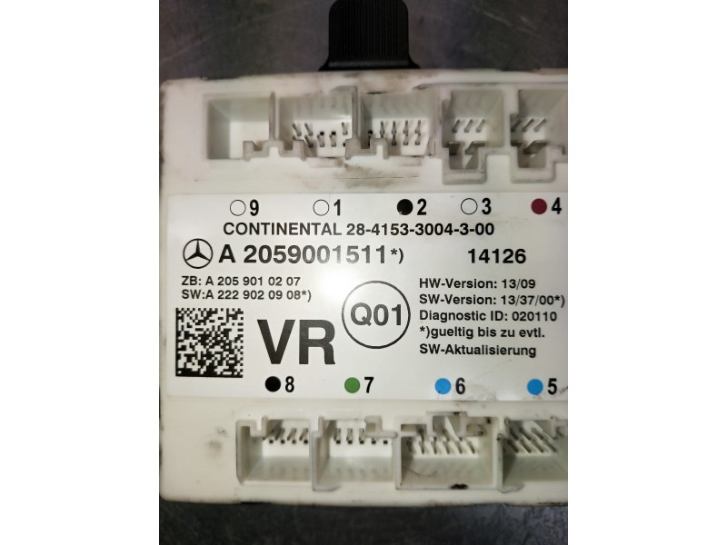Recambio de modulo electronico para mercedes clase c (w205) lim. referencia OEM IAM A2059001511 A2059010207 A2229020908 28415330