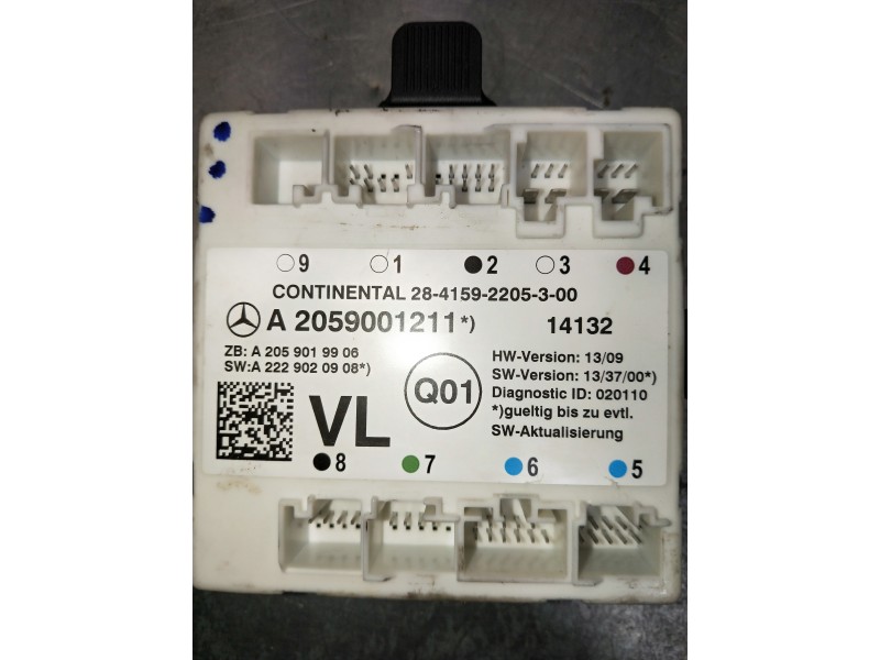 Recambio de modulo electronico para mercedes clase c (w205) lim. referencia OEM IAM A2059001211 A2059019906 A2229020908 28415922