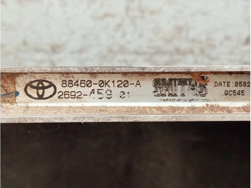 Recambio de condensador / radiador aire acondicionado para toyota hilux (kun) referencia OEM IAM 884600K120A 269245901 