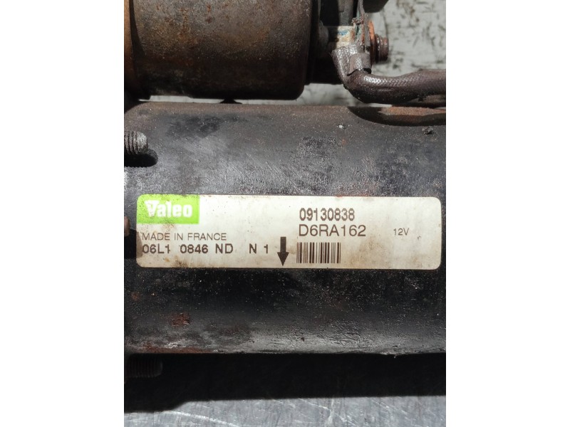 Recambio de motor arranque para opel corsa c referencia OEM IAM 09130838 D6RA162 