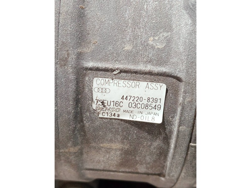 Recambio de compresor aire acondicionado para audi a4 berlina (8e) referencia OEM IAM 4472208391 7SEU16C 