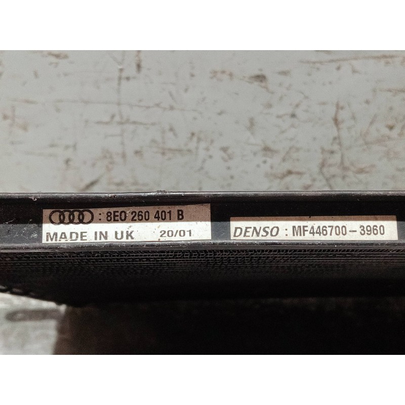 Recambio de condensador / radiador aire acondicionado para audi a4 berlina (8e) referencia OEM IAM 8E0260401B MF4467003960 