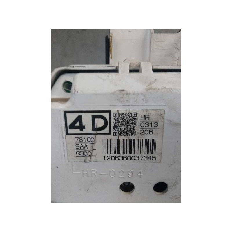 Recambio de cuadro instrumentos para honda jazz (gd1/5) 1.2 live referencia OEM IAM 78100SAAG300 HR0313206 4D 78120SAAF21