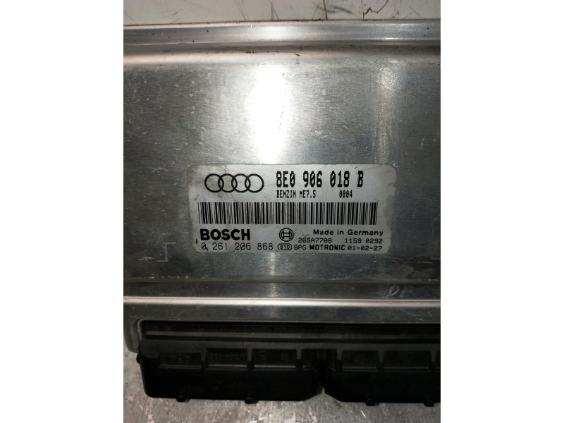 Recambio de centralita motor uce para audi a4 berlina (8e) referencia OEM IAM 0261206868 8E0906018B 