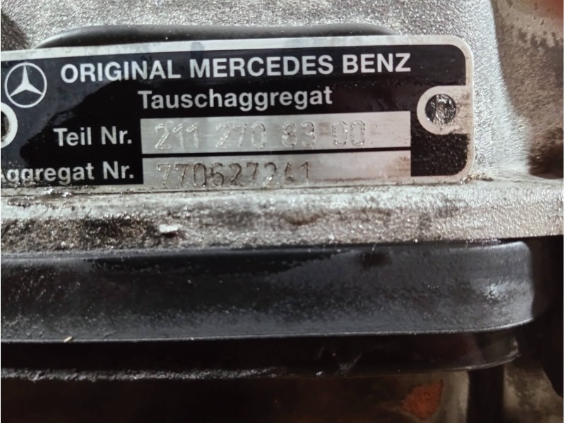 Recambio de caja cambios para mercedes clase e (w211) berlina referencia OEM IAM 770627 2112708300770627241 AUTOMATICO