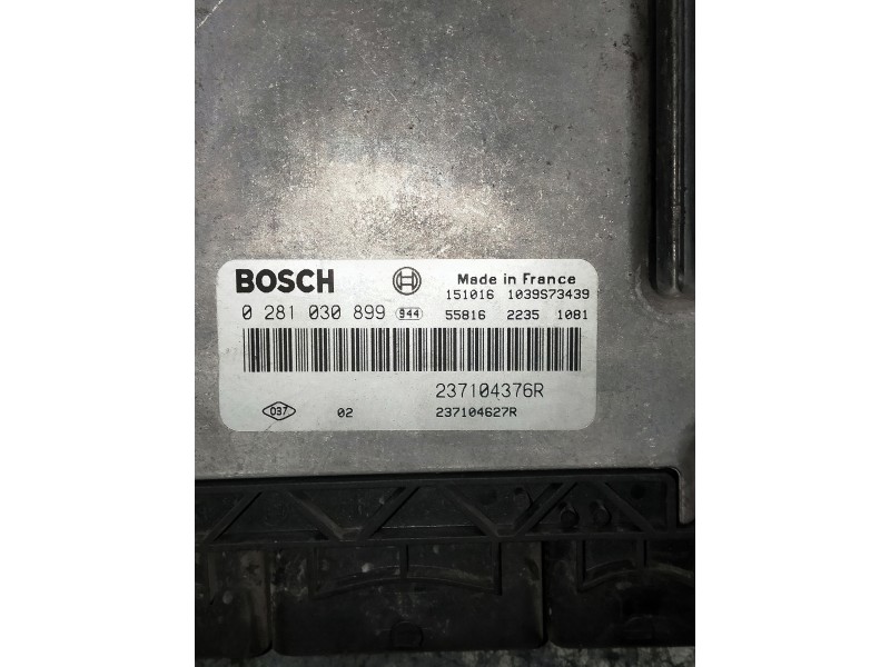 Recambio de centralita motor uce para renault kangoo referencia OEM IAM 0281030899 237104376R 237104627R