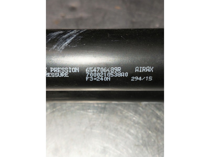 Recambio de amortiguadores capo para renault kangoo referencia OEM IAM 654706489R 7000210538 