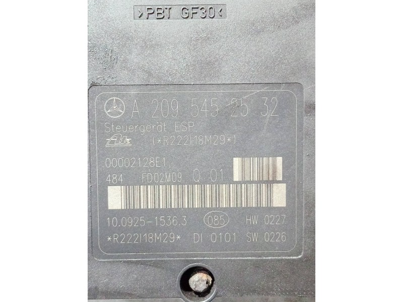 Recambio de abs para mercedes clase c (w203) berlina referencia OEM IAM A2095452532 A2034310812 10020403954