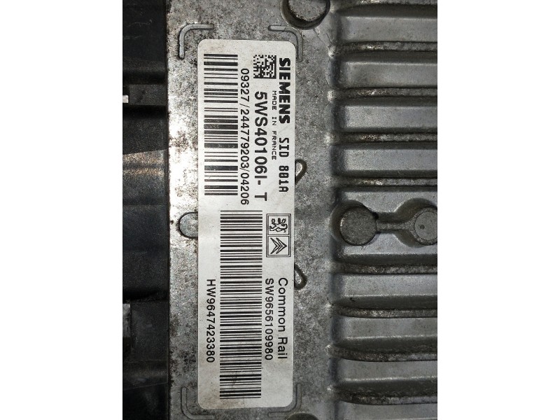 Recambio de centralita motor uce para citroen xsara berlina referencia OEM IAM 5WS401061T SW9656109980 