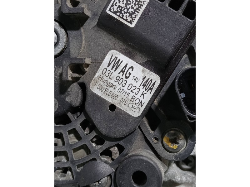 Recambio de alternador para skoda octavia lim. (5e3) ambition referencia OEM IAM 03L903023K F000BL0800 