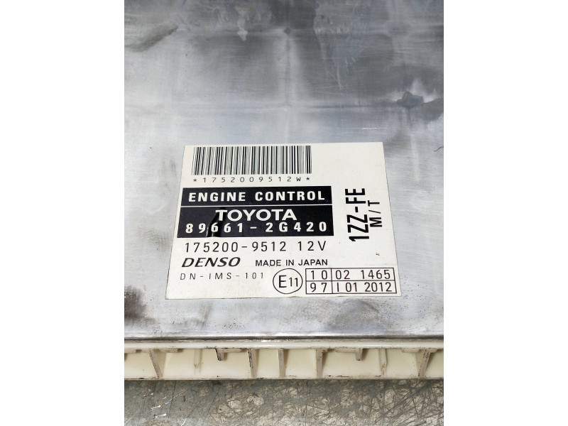 Recambio de centralita motor uce para toyota celica (t23) referencia OEM IAM 896612G420 1752009512 