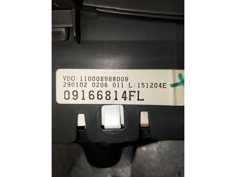 Recambio de cuadro instrumentos para opel corsa c referencia OEM IAM 09166814FL 110008988009 