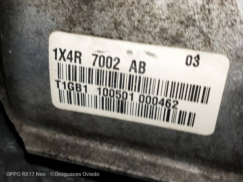 Recambio de caja cambios para jaguar x-type 2.5 v6 24v cat referencia OEM IAM 1X4R7002AB T1GB1 100501 000462