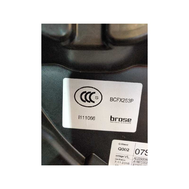 Recambio de elevalunas delantero izquierdo para mercedes clase glc (w253) glc 220 d 4matic referencia OEM IAM 2537206103 07S107 