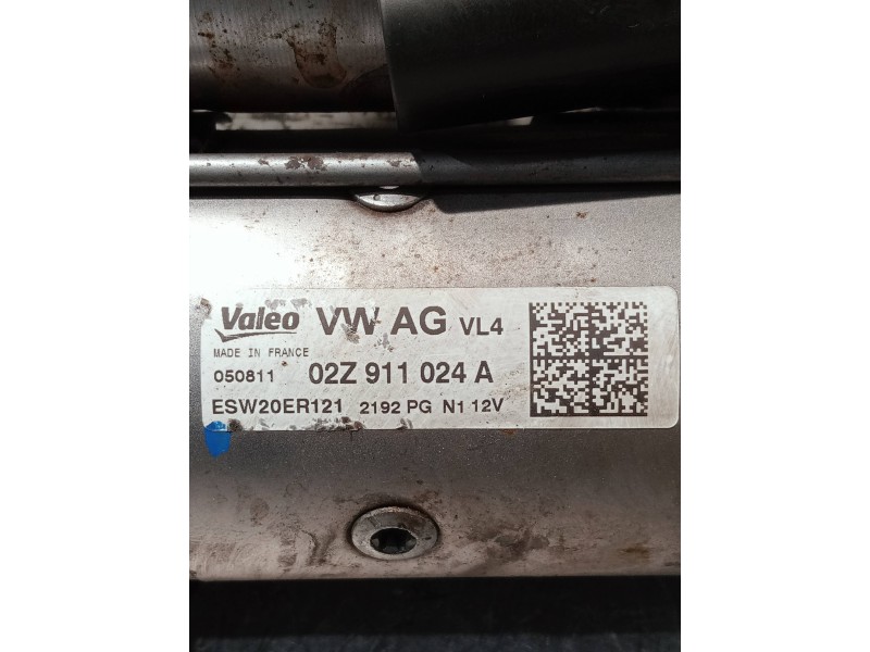 Recambio de motor arranque para volkswagen golf vi (5k1) advance referencia OEM IAM 02Z911024A ESW20ER121 